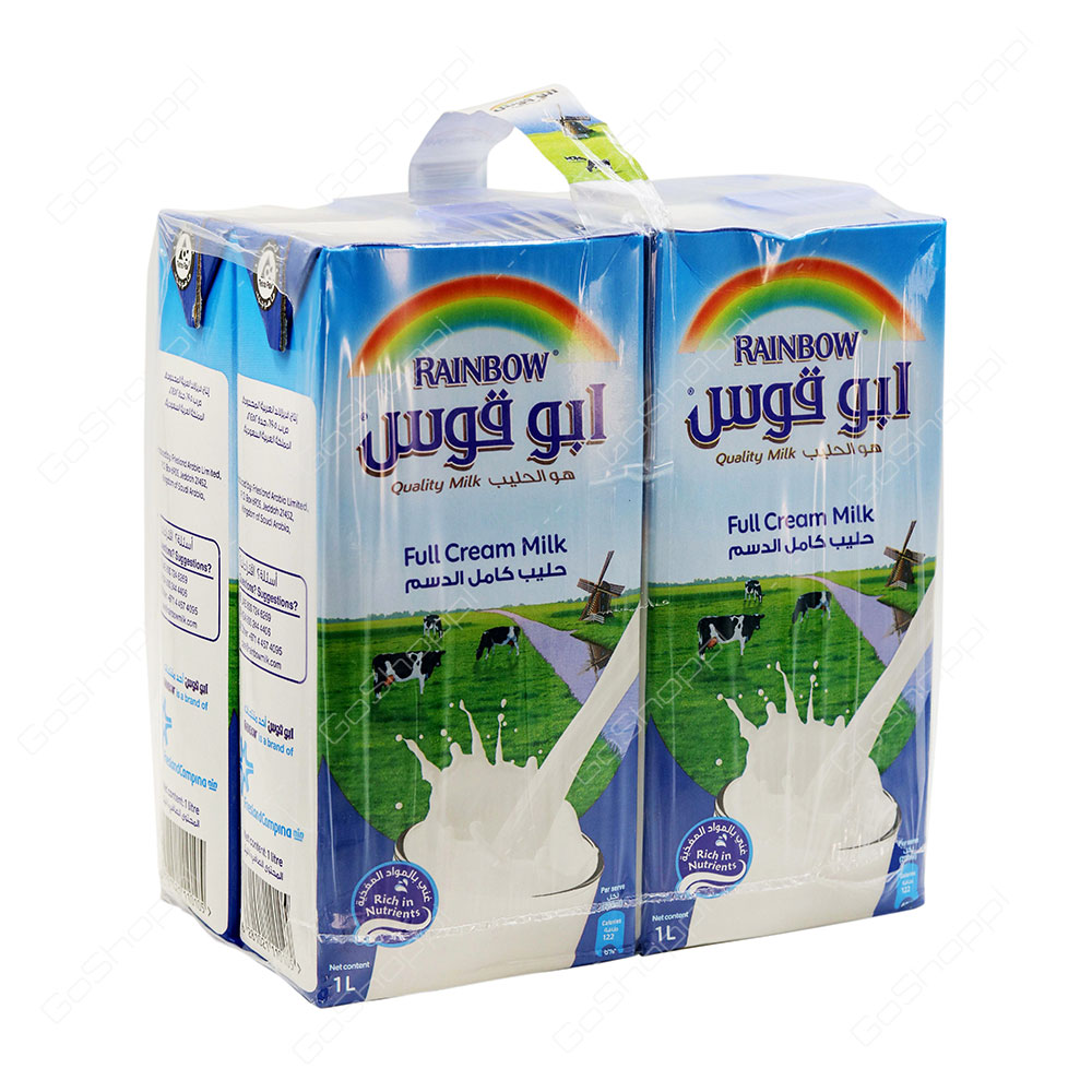 Rainbow Full Cream Milk 4X1 l