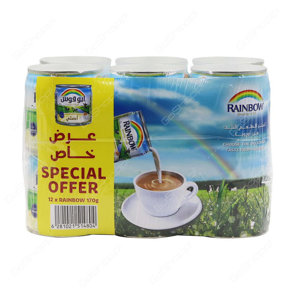 Rainbow Original Milk 12X170 g
