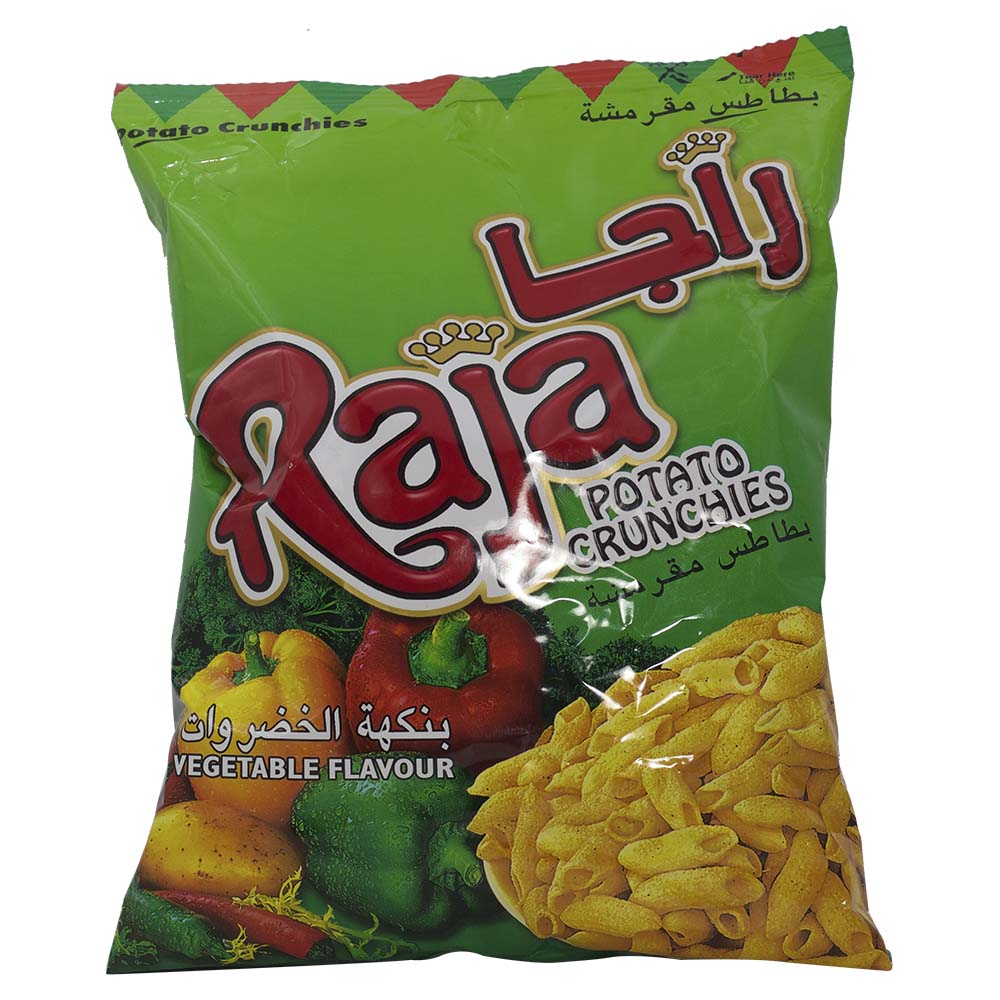 Raja Potato Crunchies Vegetable Flavour 70g