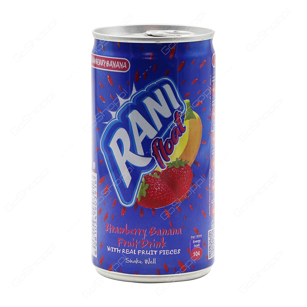 Rani Float Strawberry Banana Fruit Drink 180 ml