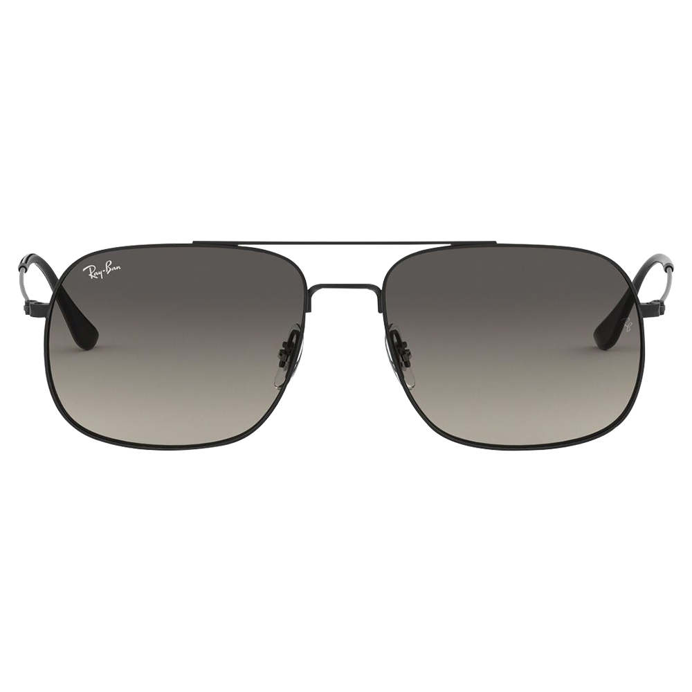 Ray-Ban Andrea Grey-Black Sunglasses For Unisex - 0RB3595-90141159