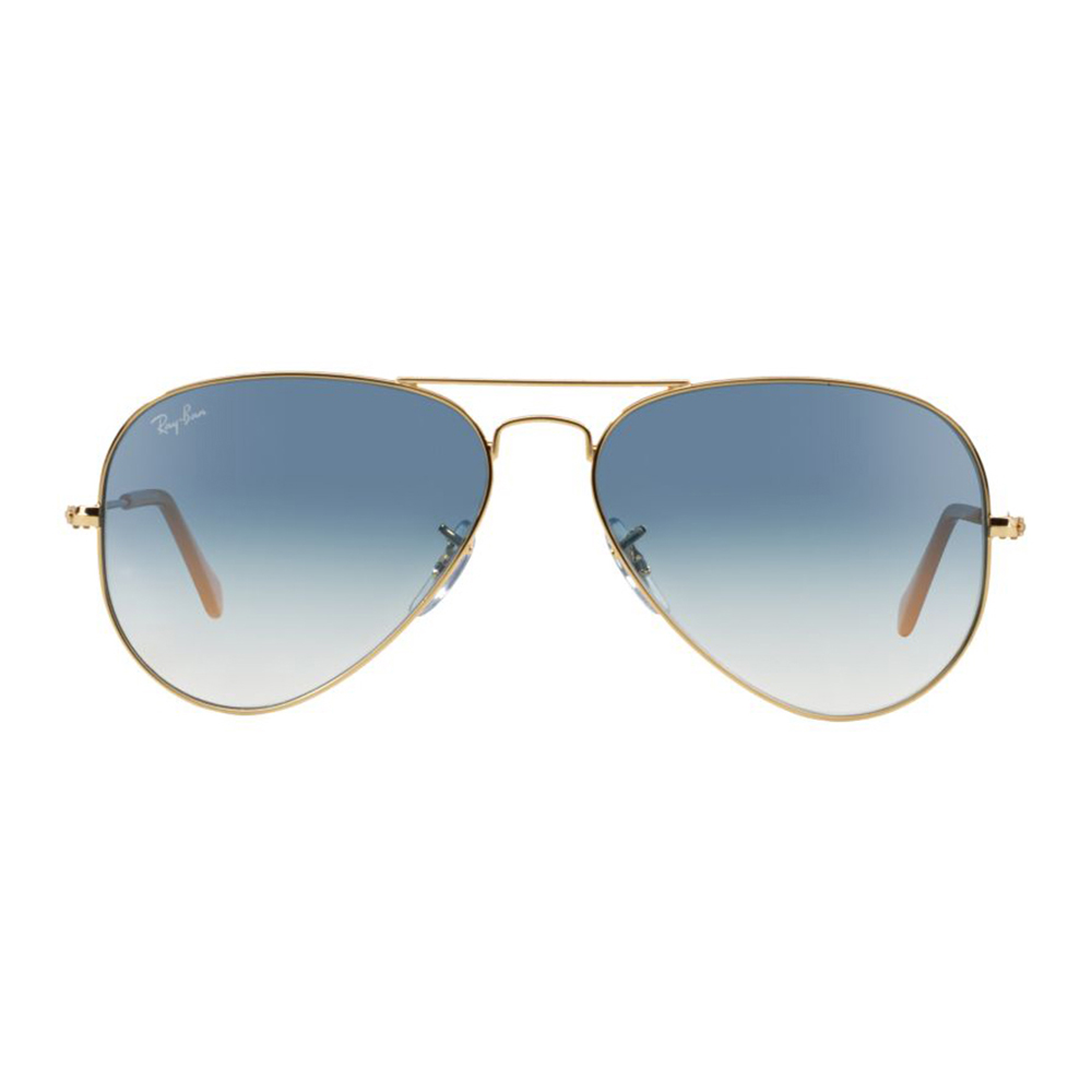 Ray-Ban Aviator Arista Light Blue Gradient Sunglasses For Men - RB3025-001-3F-58
