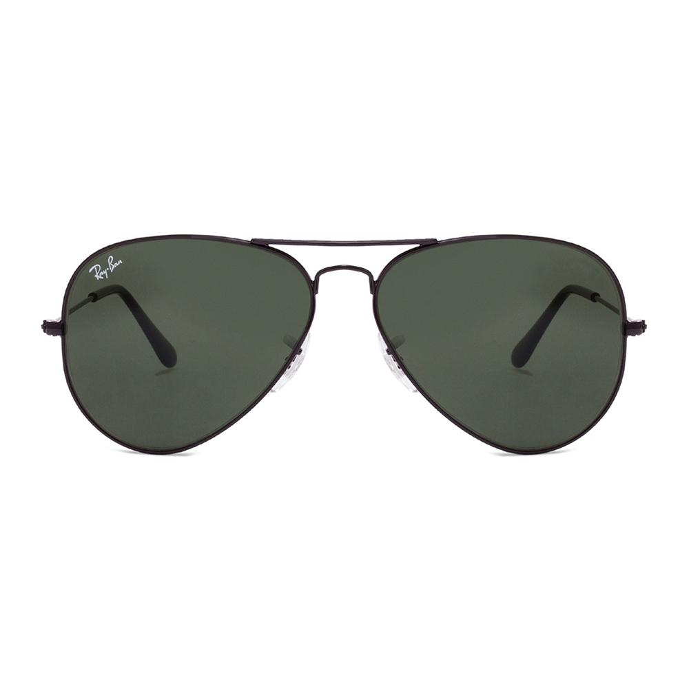 Ray-Ban Aviator Black - Green Sunglasses For Unisex - RB3025-L2823