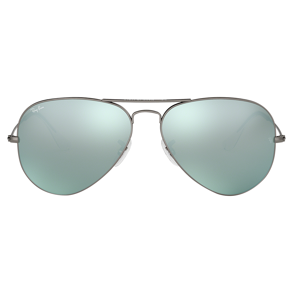 Ray-Ban Green Aviator Flash Lenses For Unisex - 0RB3025-029/3055