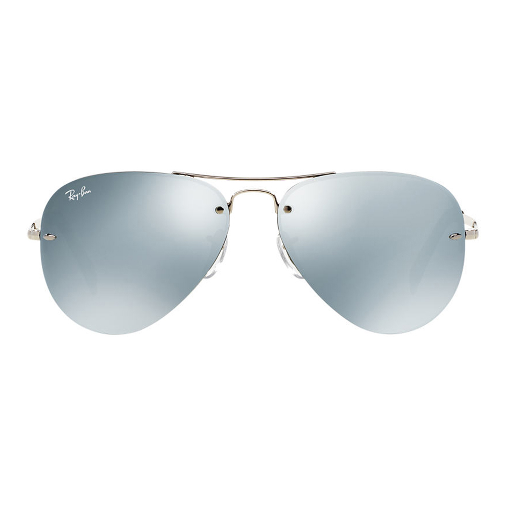 Ray-Ban Highstreet Silver Mirror Sunglasses For Unisex - RB3449-003-30-59