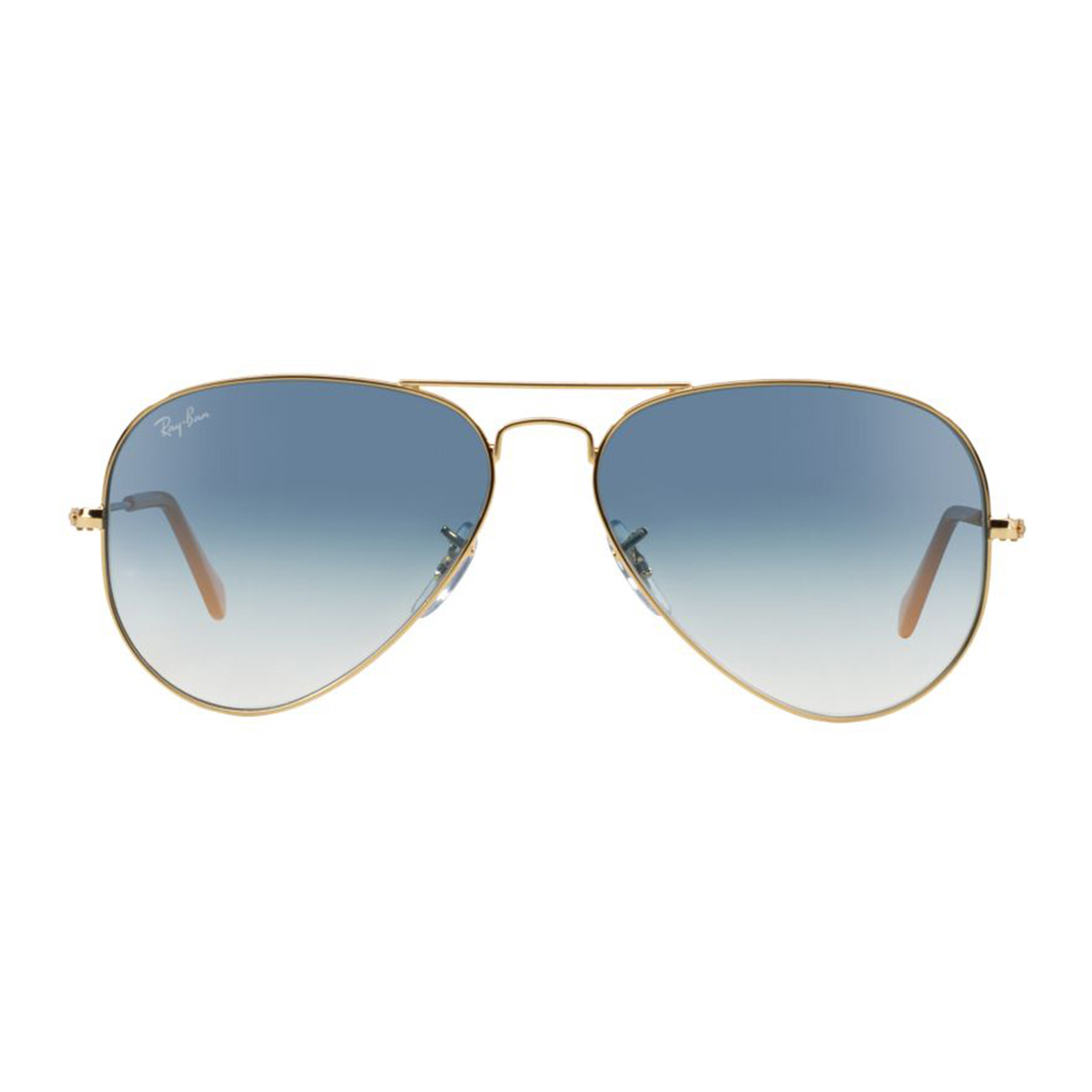 Ray-Ban Original Aviator Blue Gradient Sunglasses For Unisex - RB3025-001-3F-62