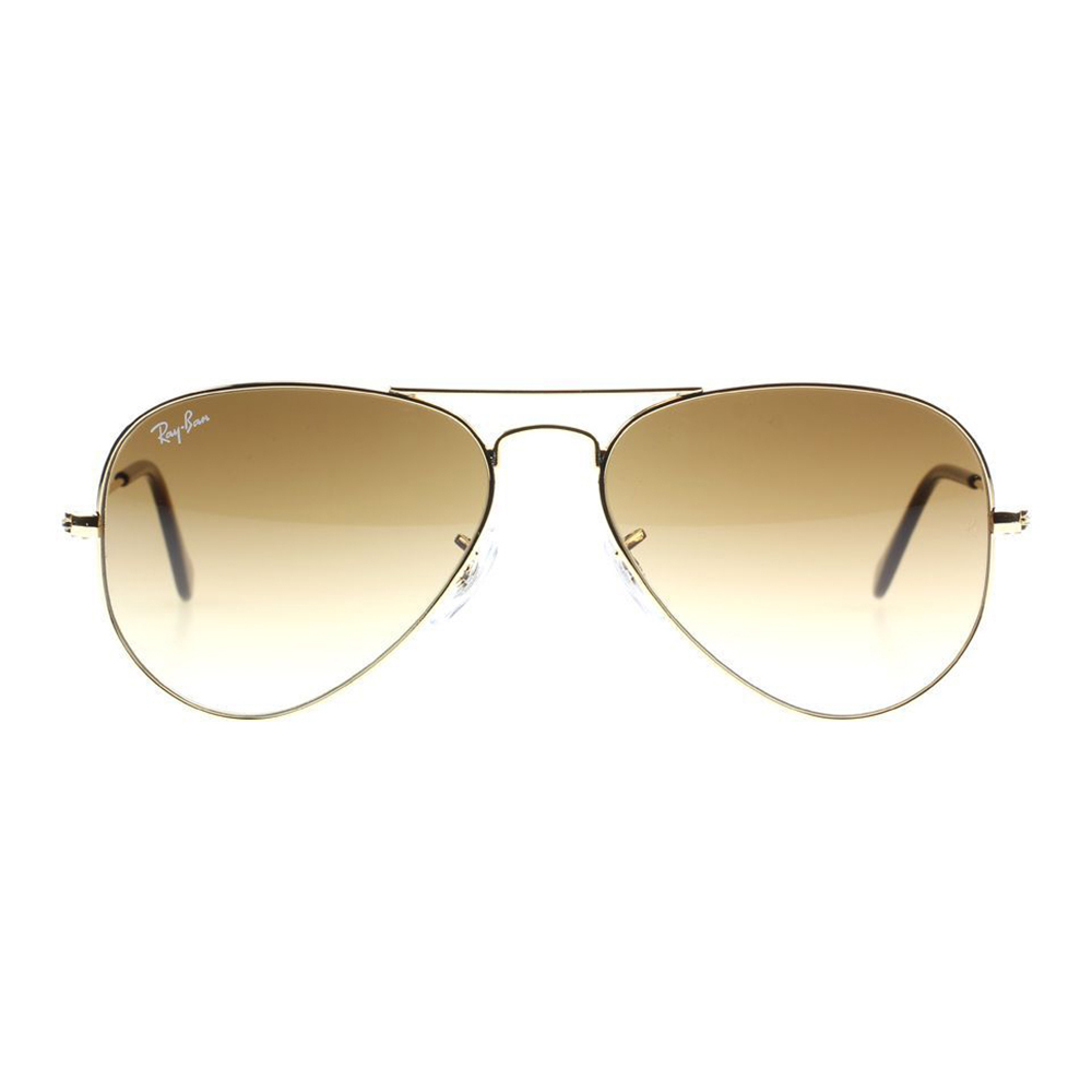 Ray-Ban Original Aviator Light Brown Gradient Sunglasses For Men - RB3025-001-51-55