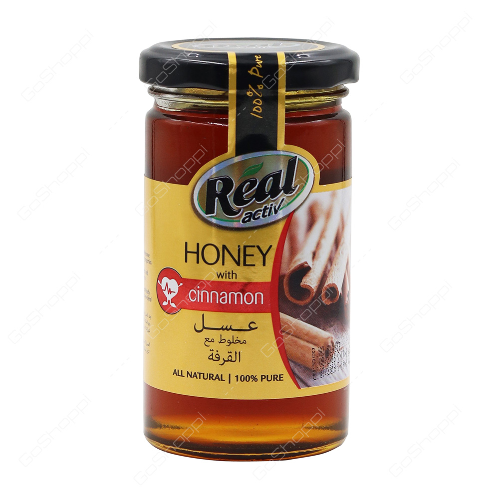 Real Activ Honey With Cinnamon 250 g