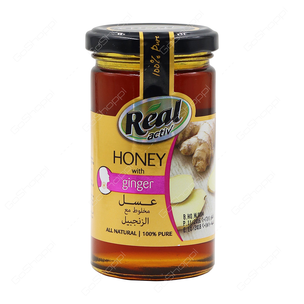Real Activ Honey With Ginger 250 g