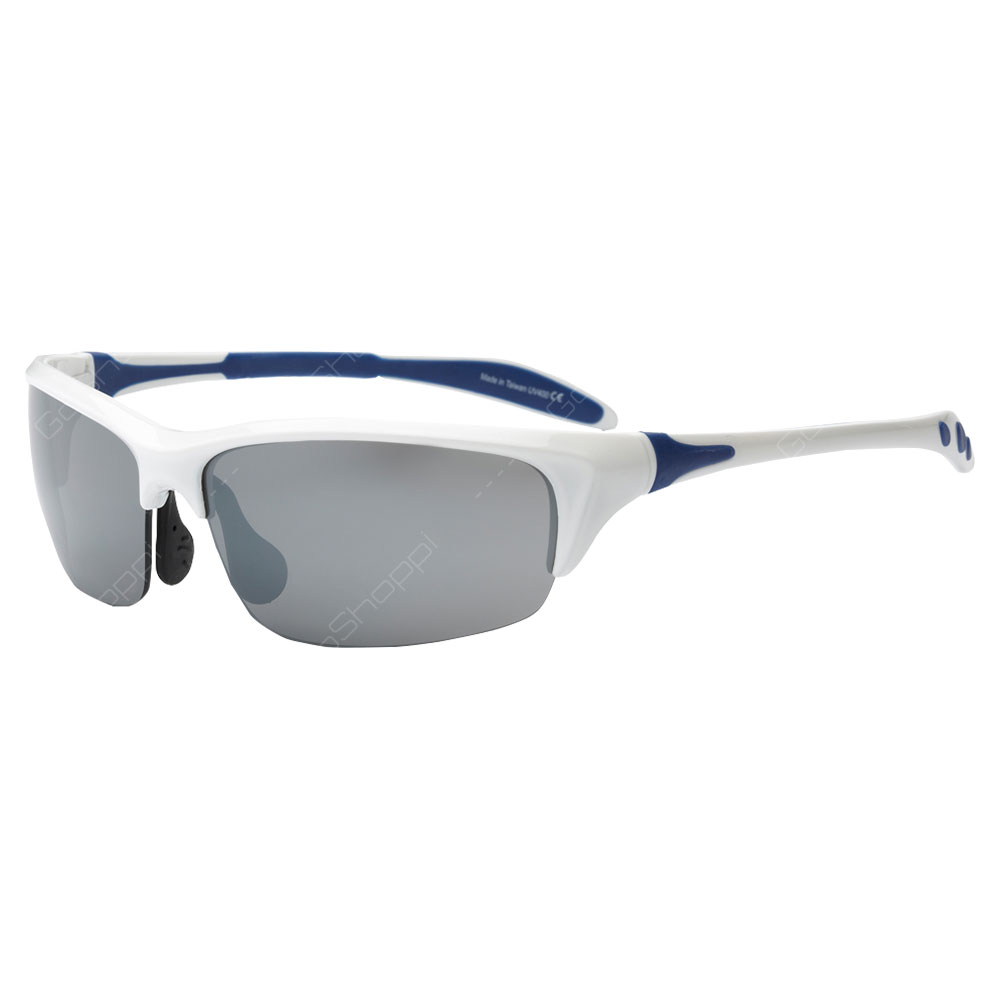Real Shades Blade Polarized Sunglasses For Adults - White