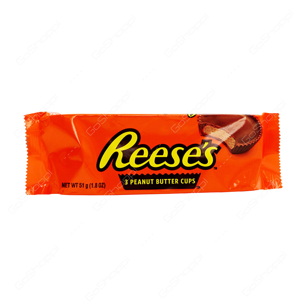 Reeses 3 Peanut Butter Cups 51 g