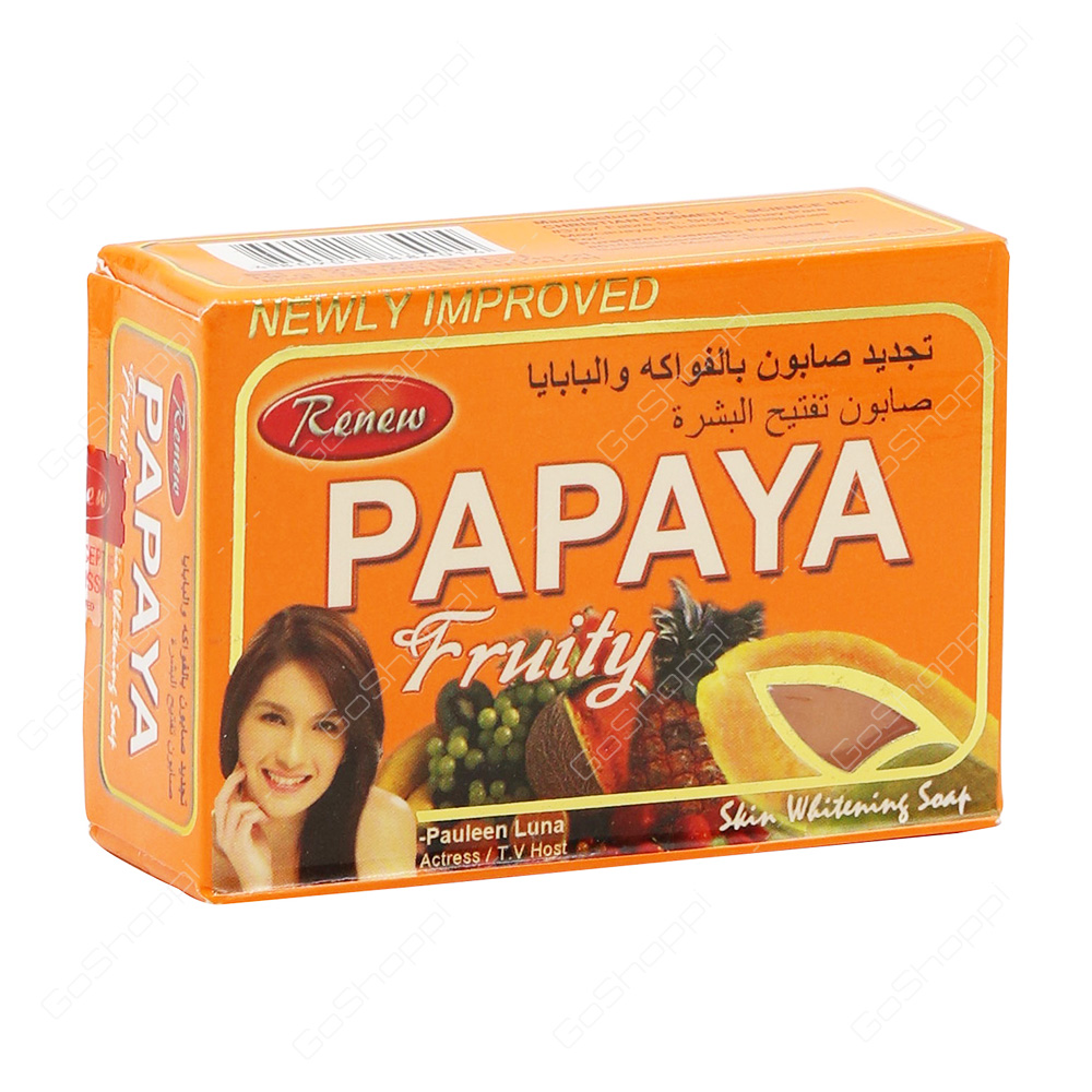Renew Papaya Fruity Skin Whitening Soap 135 g