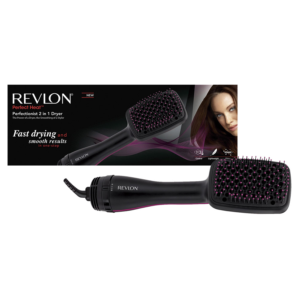 Revlon Perfectionist Paddle 2In1 Hair Dryer Rvha6475Arb 6163527