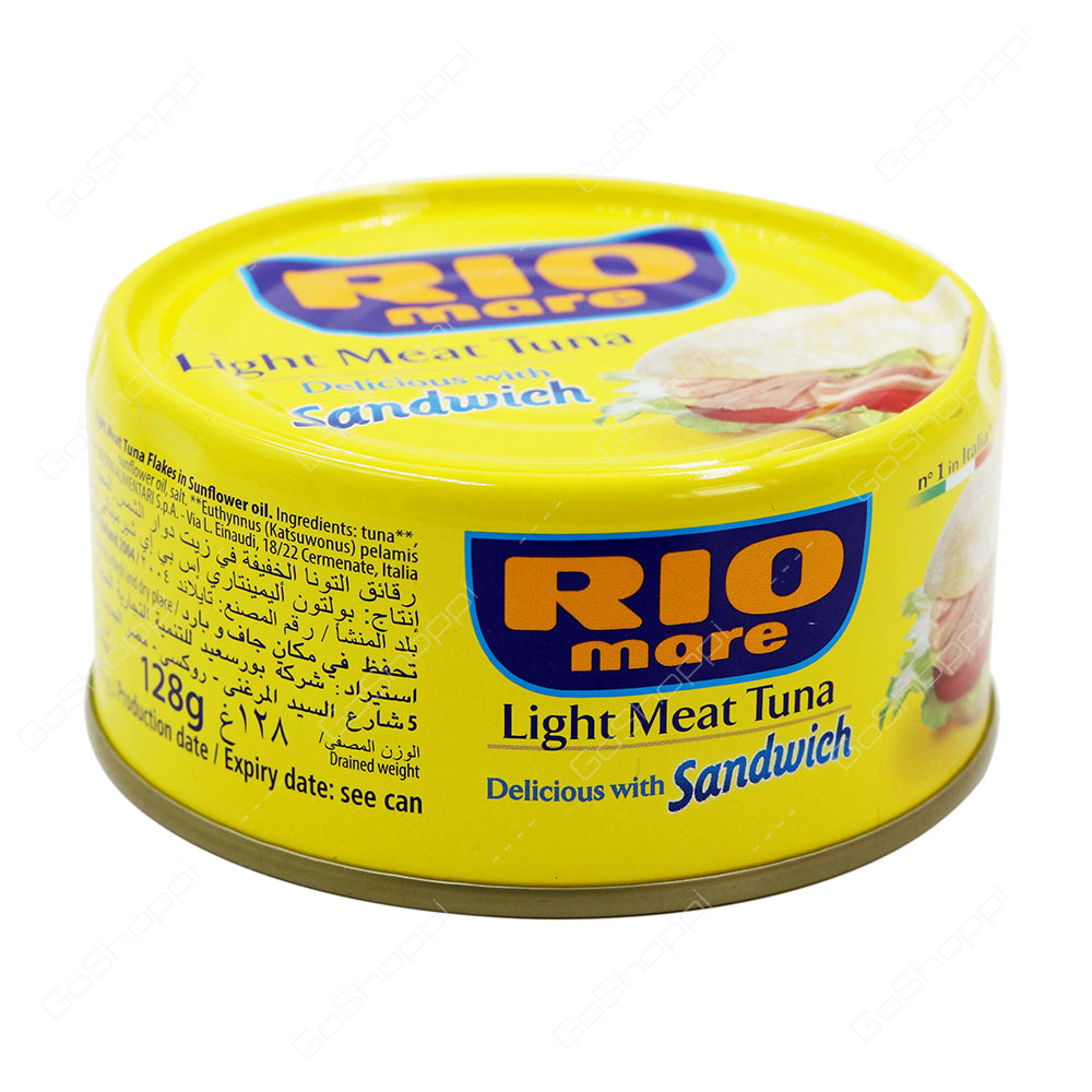 Rio Mare Light Meat Tuna Delicious With Sandwich 128 g