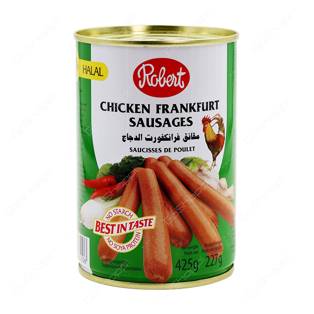 Robert Chicken Frankfurt Sausages 425 g