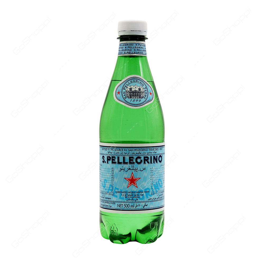 Sanpellegrino Carbonated Natural Mineral Water 500 ml