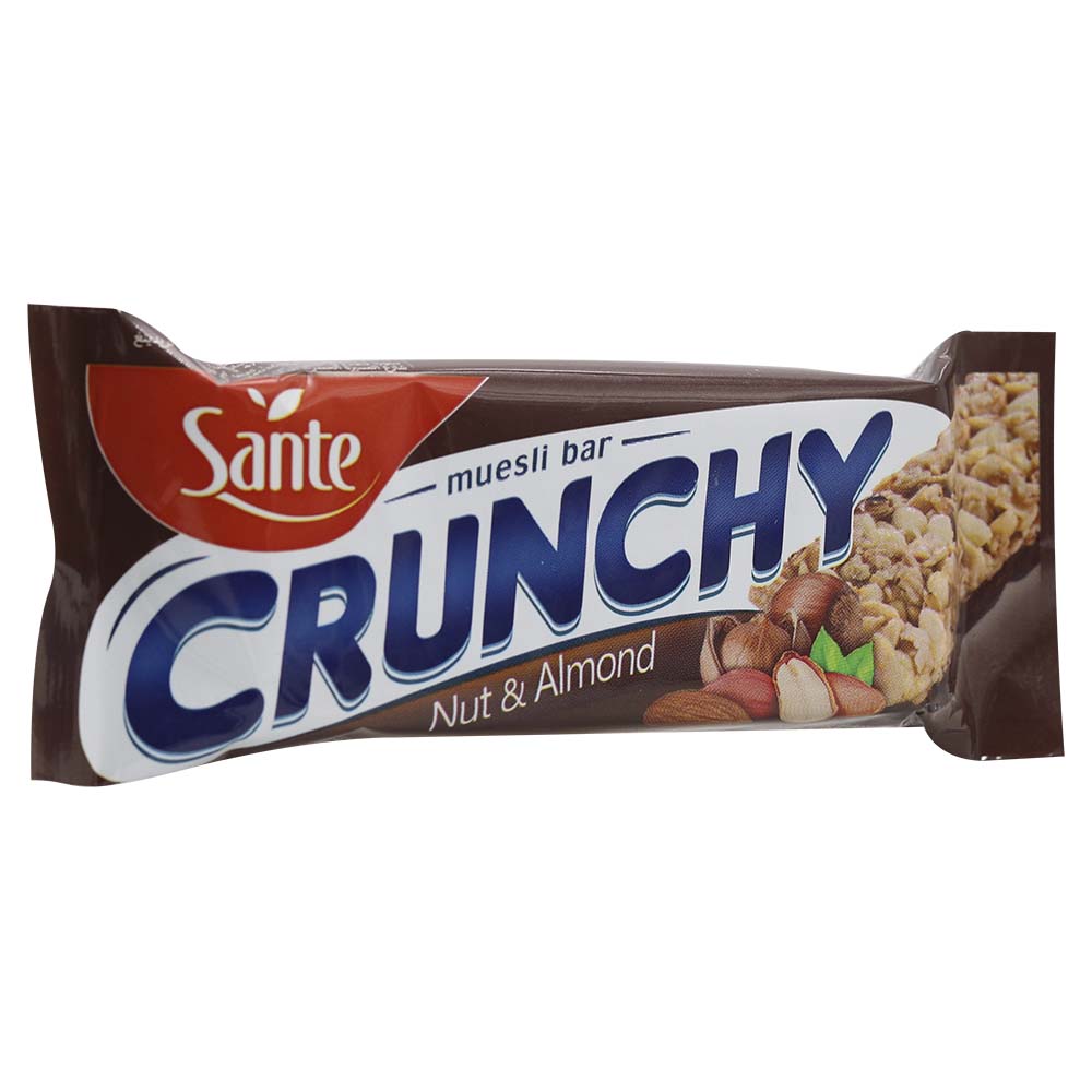 Sante Crunchy Nut & Almond Muesli Bar 40g