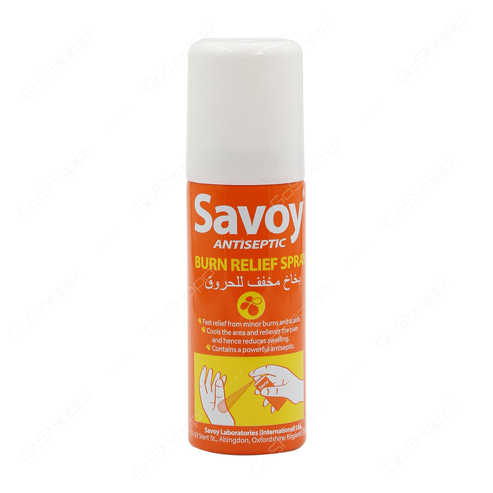 Savoy Antiseptic Burn Relief Spray 50 ml