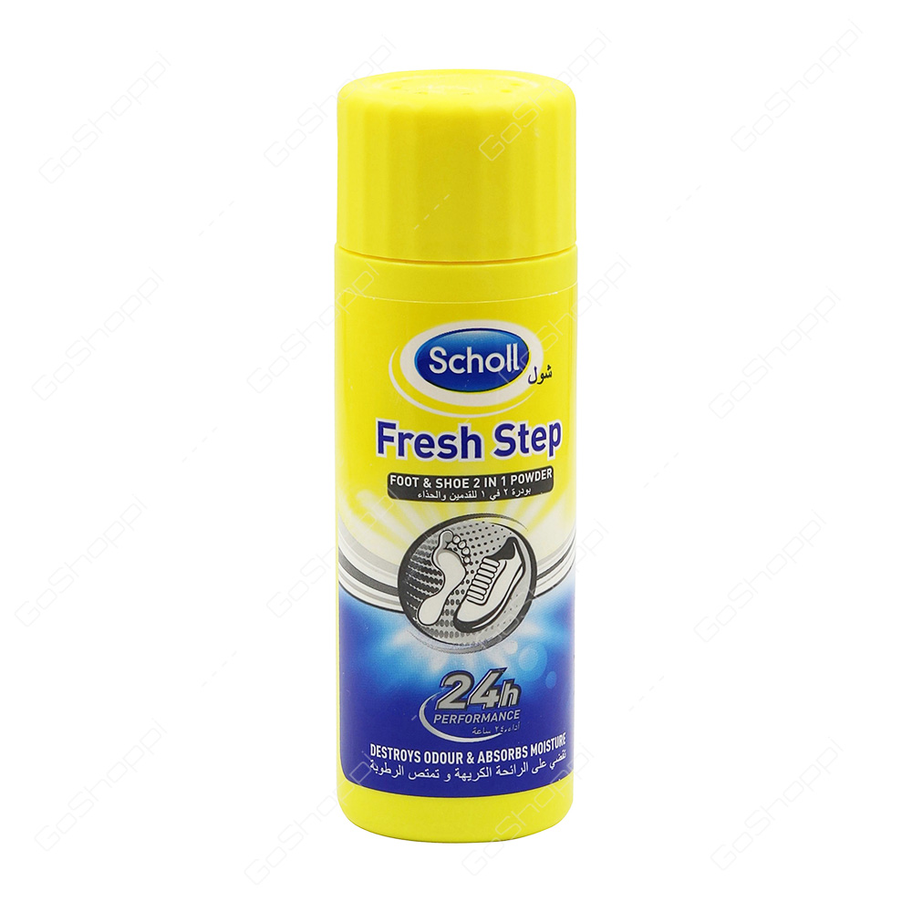 Scholl Fresh Step Foot and Shoe 2 in 1 Powder 75 g