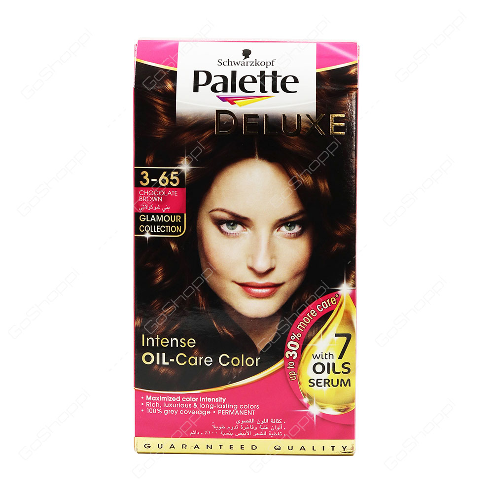 Schwarzkopf Palette Delux Intense Oil Care Color Choclate Brown 1 Pack