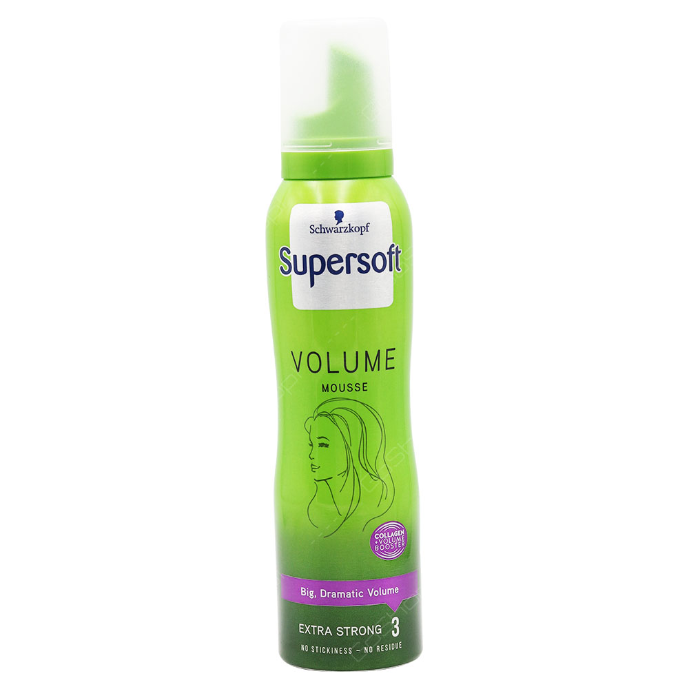Schwarzkopf Supersoft Volume Mousse Extra Strong 3 150ml Buy Online