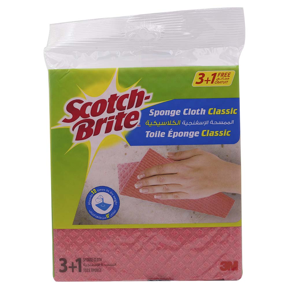 Scotch Brite Sponge Cloth Classic 4pcs
