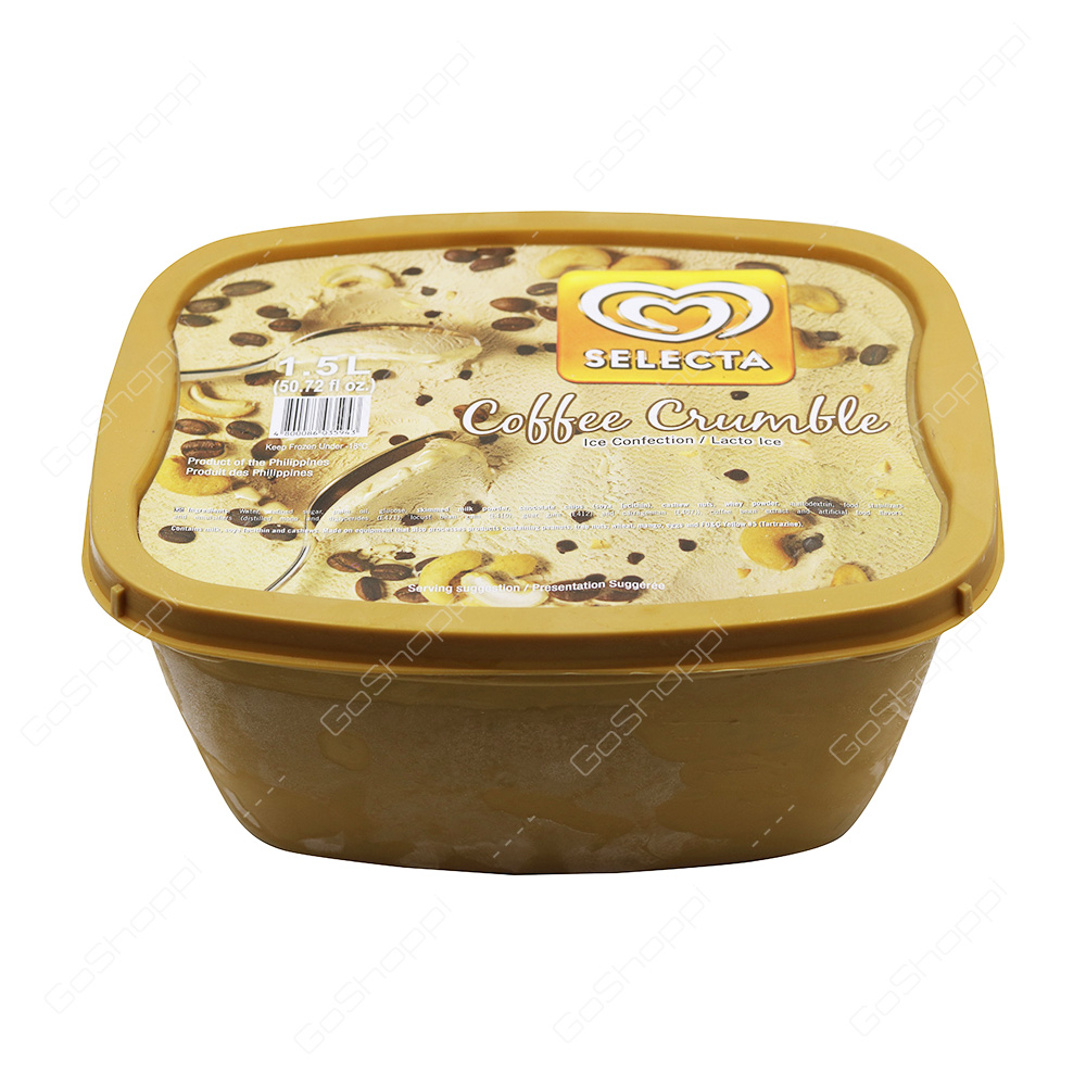 Selecta Coffee Crumble Icecream 1.5 l