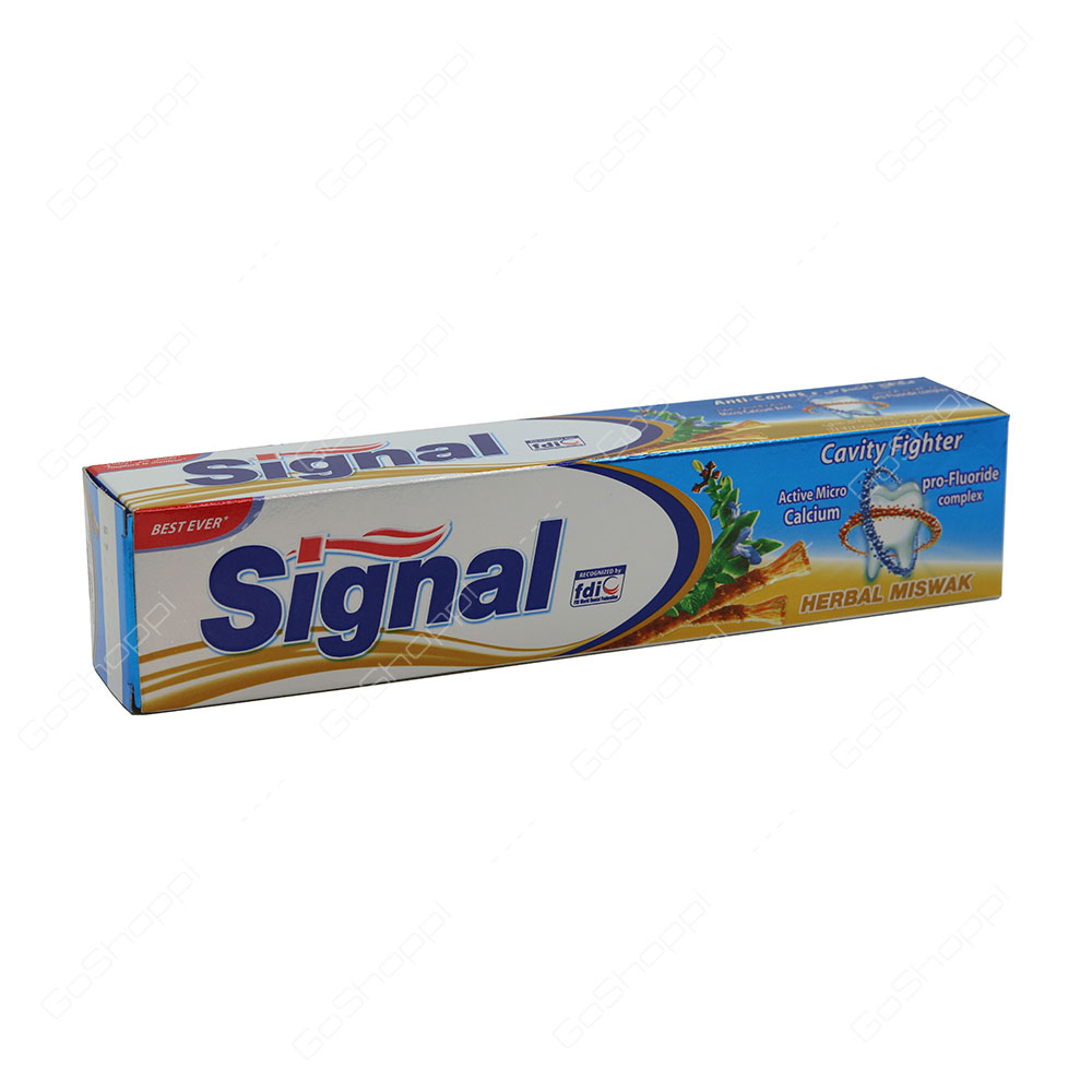 Signal Cavity Fighter Herbal Miswak Toothpaste 120 ml