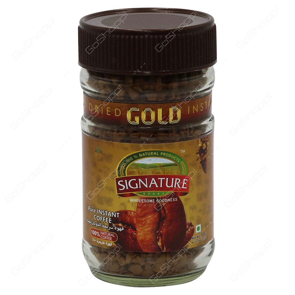 Signature Gold Pure Instant Coffee 50 g
