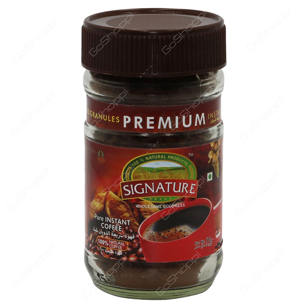 Signature Premium Pure Instant Coffee 50 g