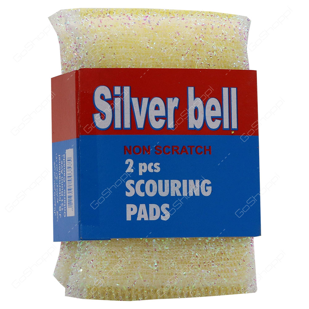Silver Bell Non Scratch Scouring Pads 2 pcs