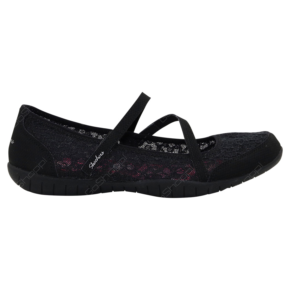 skechers casual shoes womens black