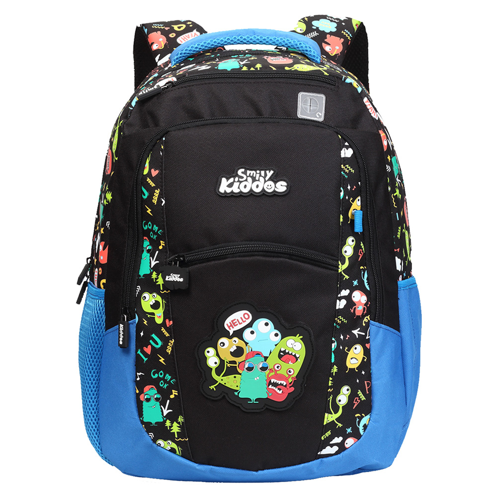 Smily Dual Color Backpack - Black