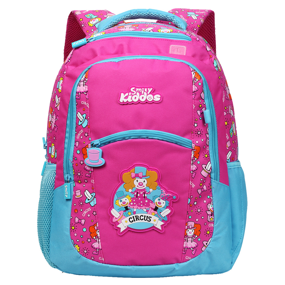 Smily Dual Color Backpack Pink Buy Online