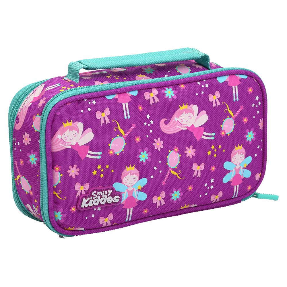 Smily Multipurpose Pencil Case - Purple