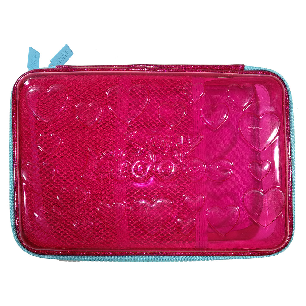 Smily PVC Pencil Case - Pink