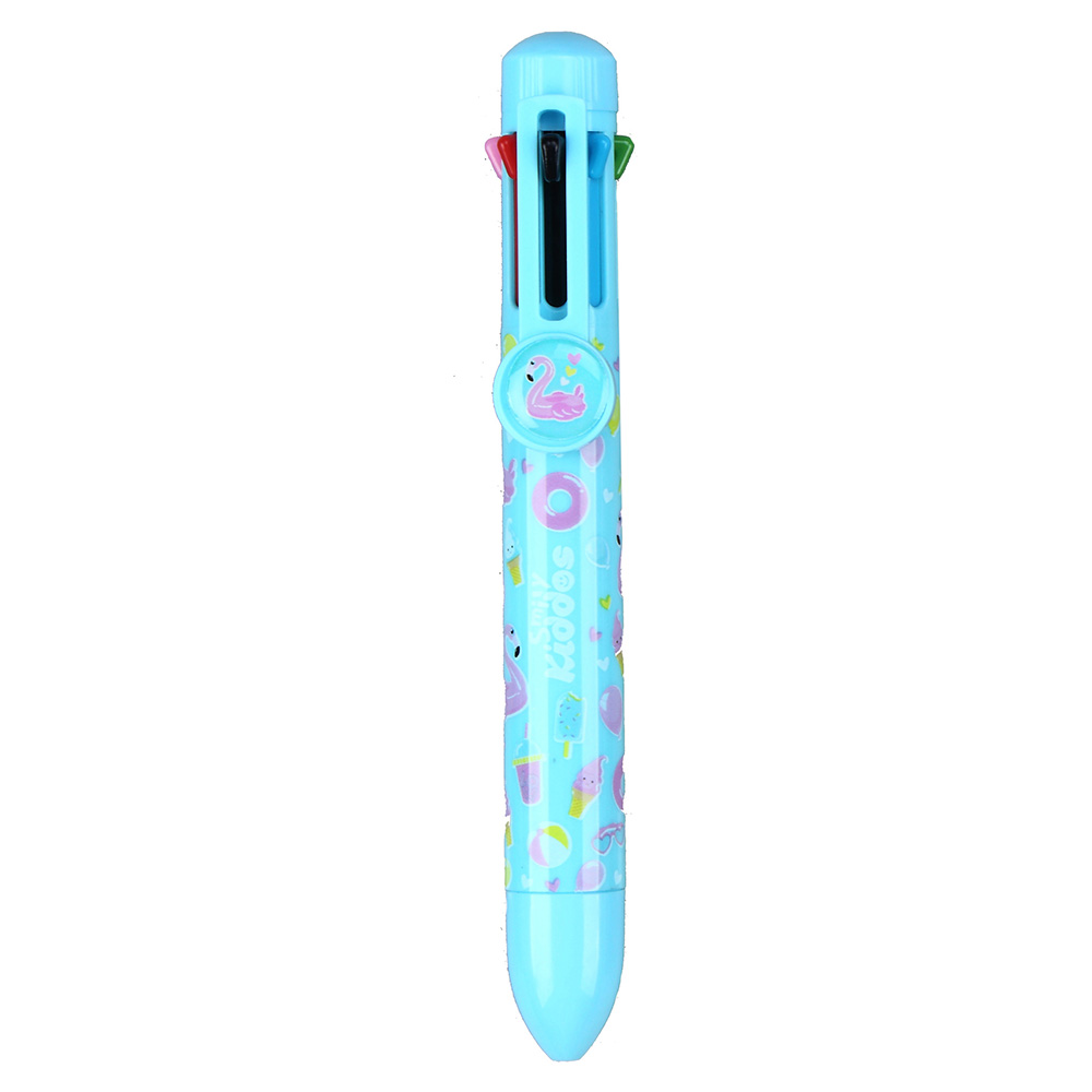 Smily Rainbow Colors Pen - Light Blue