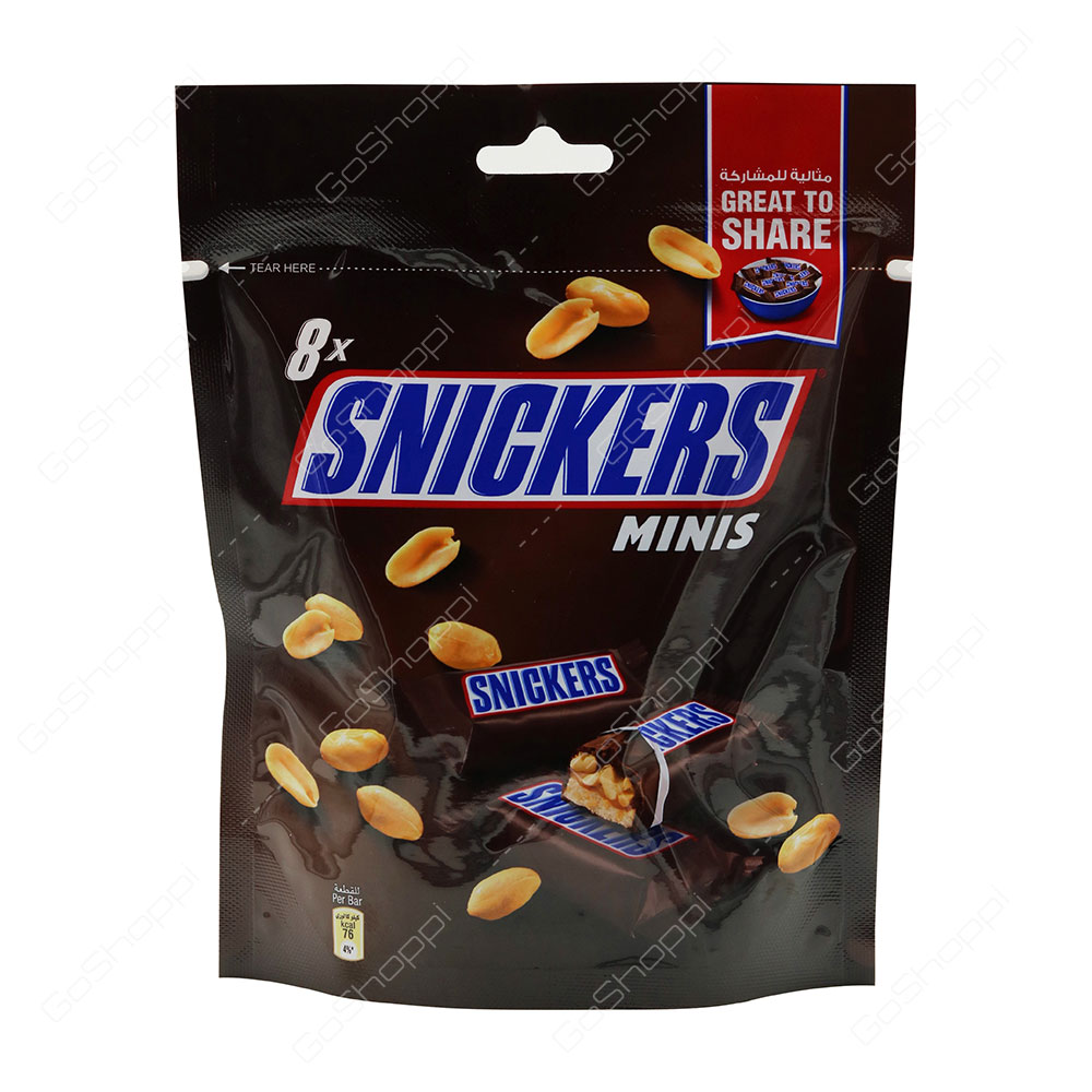 Snickers Minis Chocolates 8 Bars