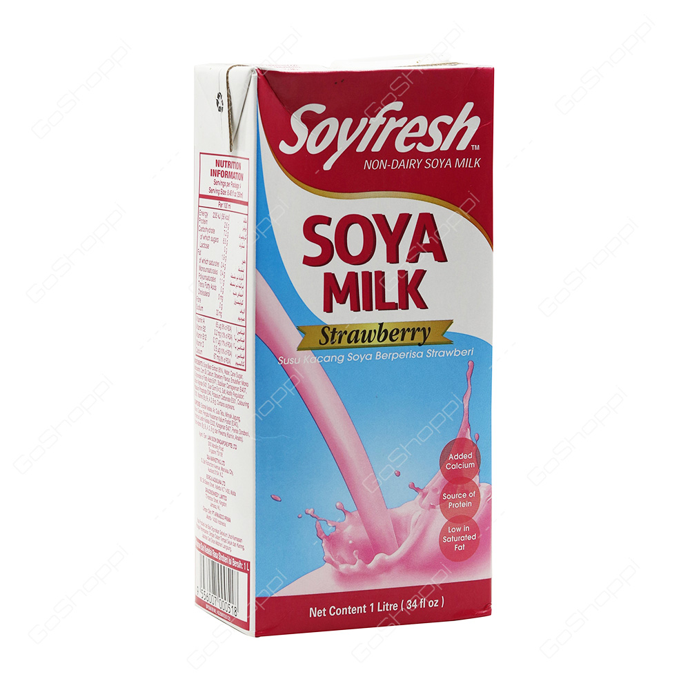 Soyfresh Soya Milk Strawberry 1 l