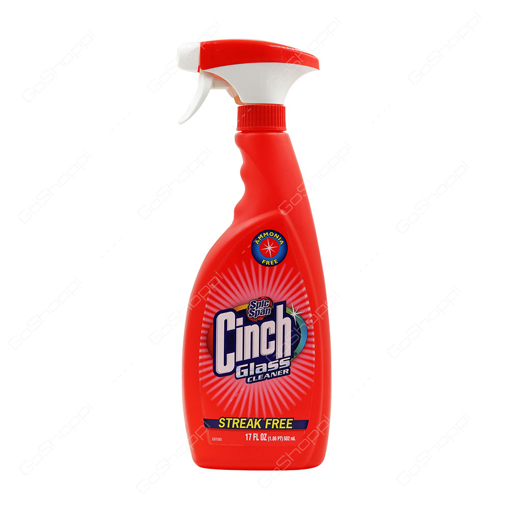 Spic And Span Cinch Glass Cleaner Streak Free 502 ml