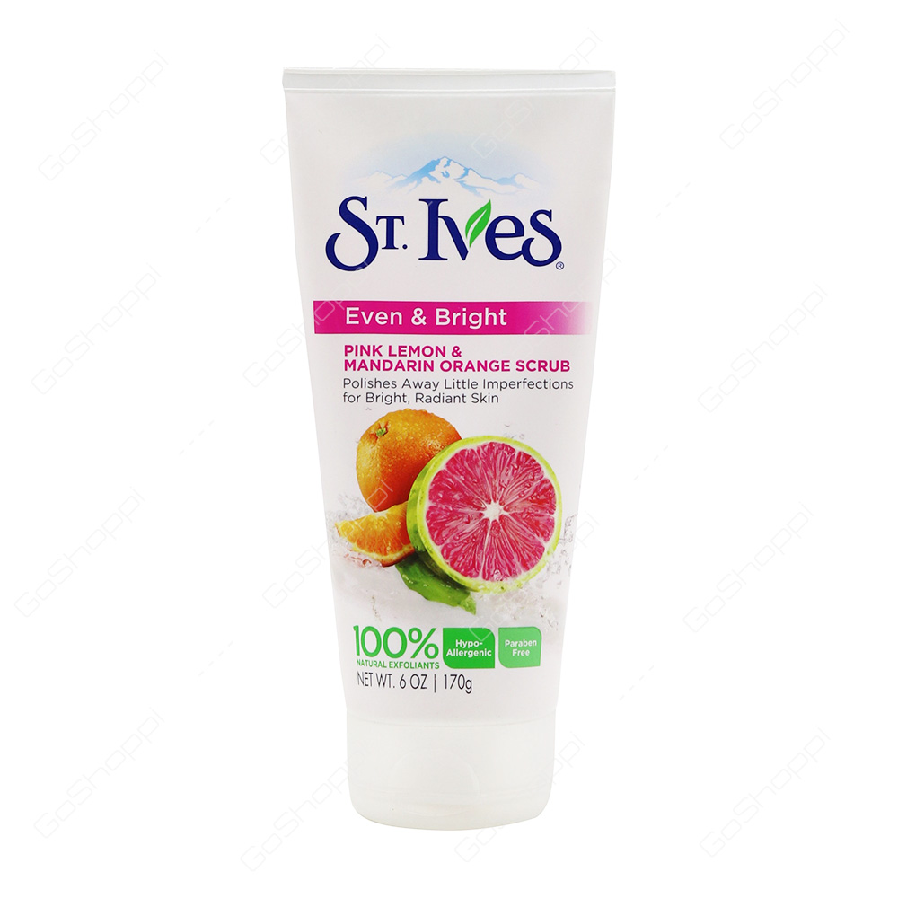 St Ives Even And Bright Pink Lemon And Mandarin Orange Scrub 170 g