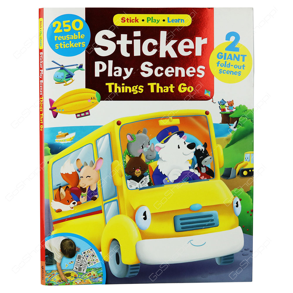 Sticker Play Scenes - Things That Go 2