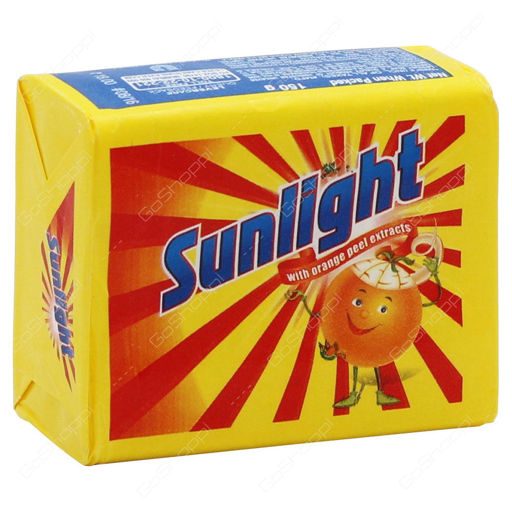 Sunlight With Orange Peel Extracts Laundry Soap 150 g