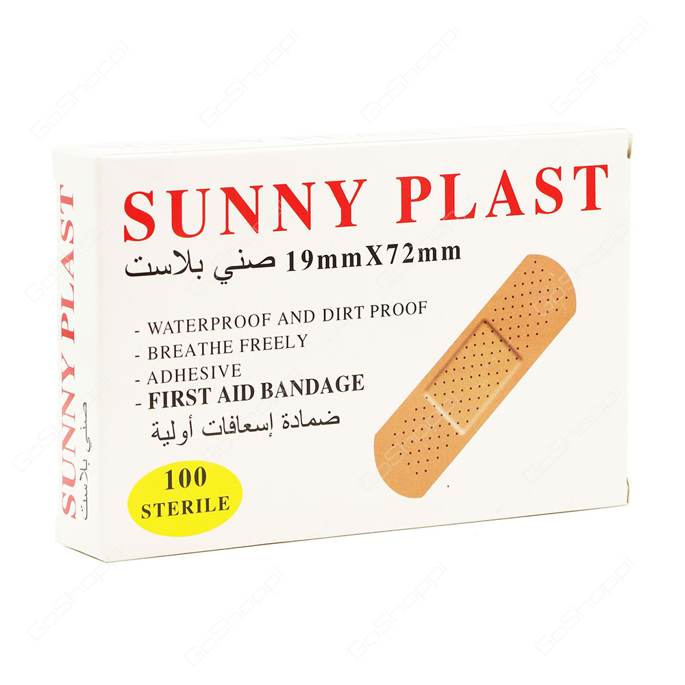 Sunny Plast First Aid Bandage 100 pcs