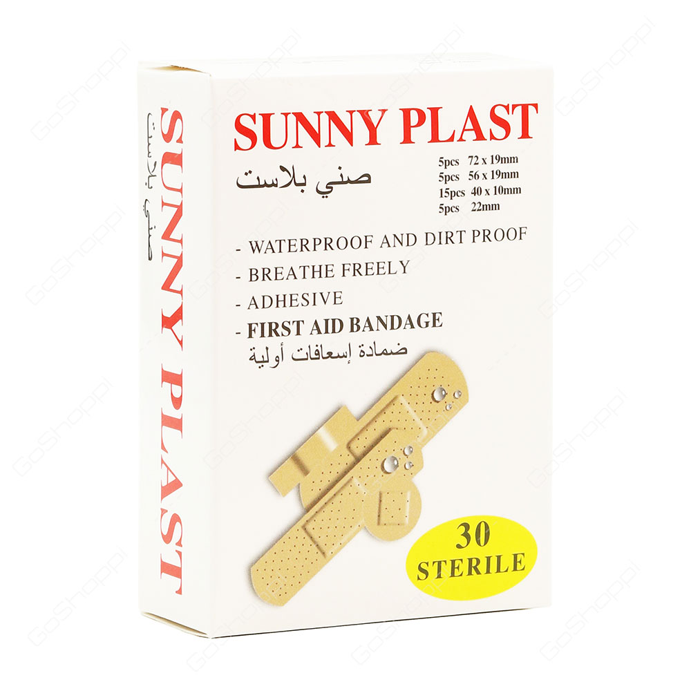 Sunny Plast First Aid Bandage 30 pcs