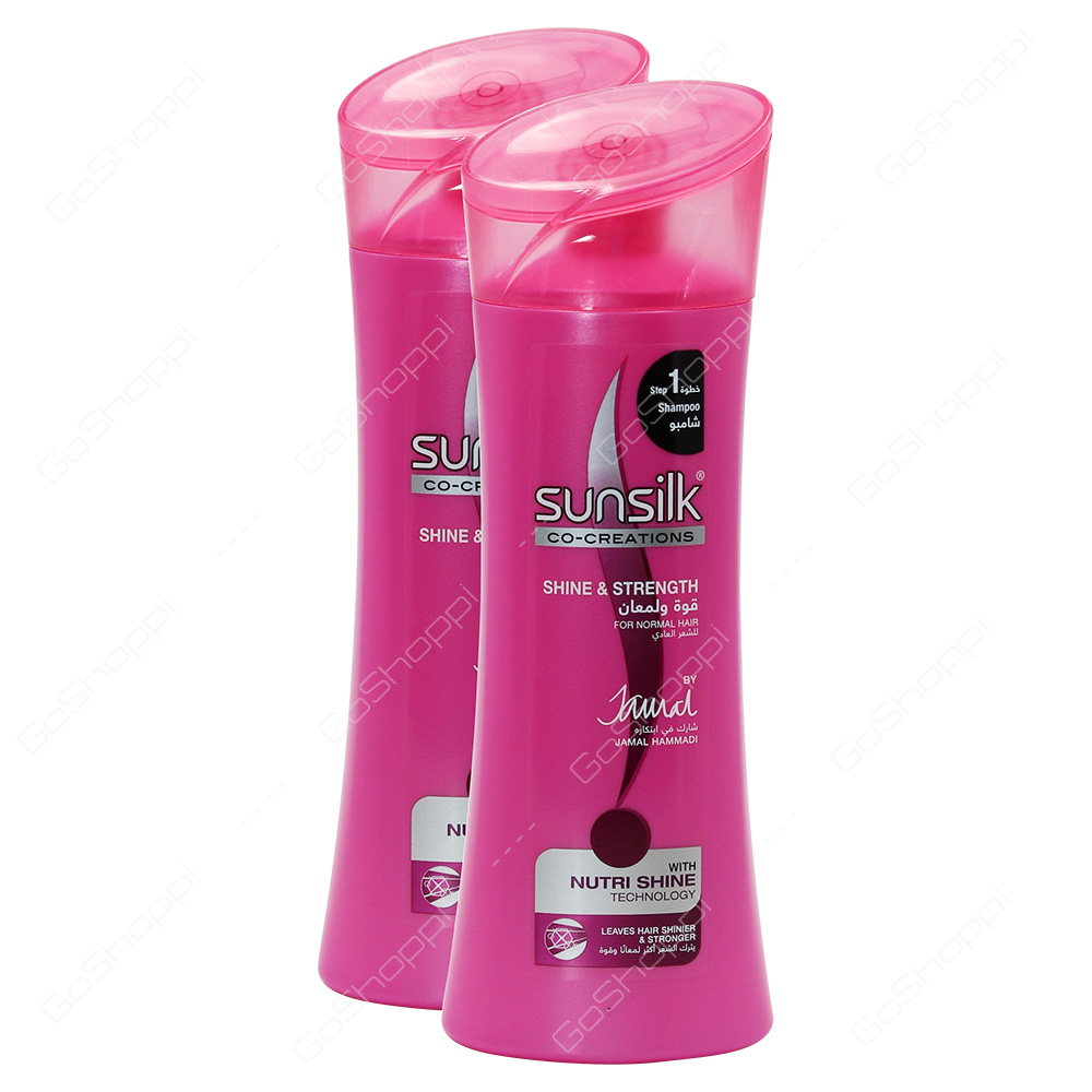 Sunsilk Co Creations Shine And Strenght Shampoo 2 Pcs 2X400 ml