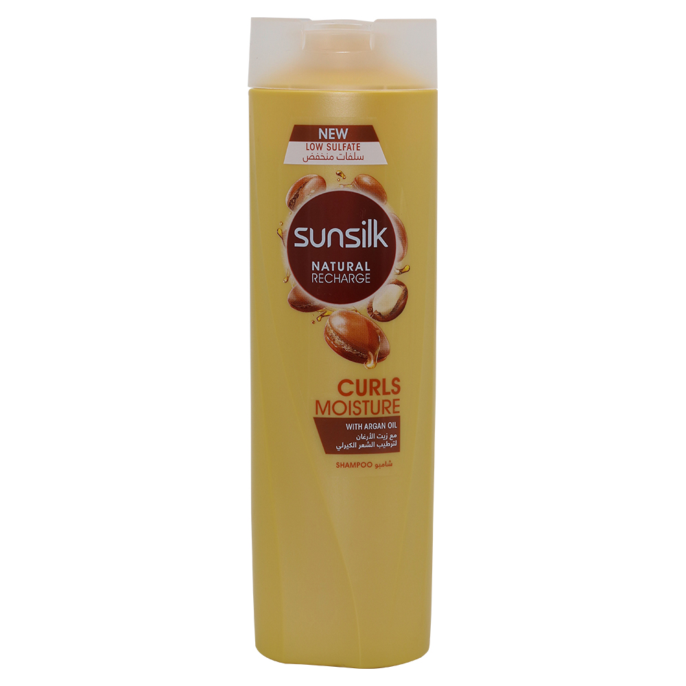 Sunsilk Natural Recharge Curls Moisture With Argan Oil Shampoo 400ml