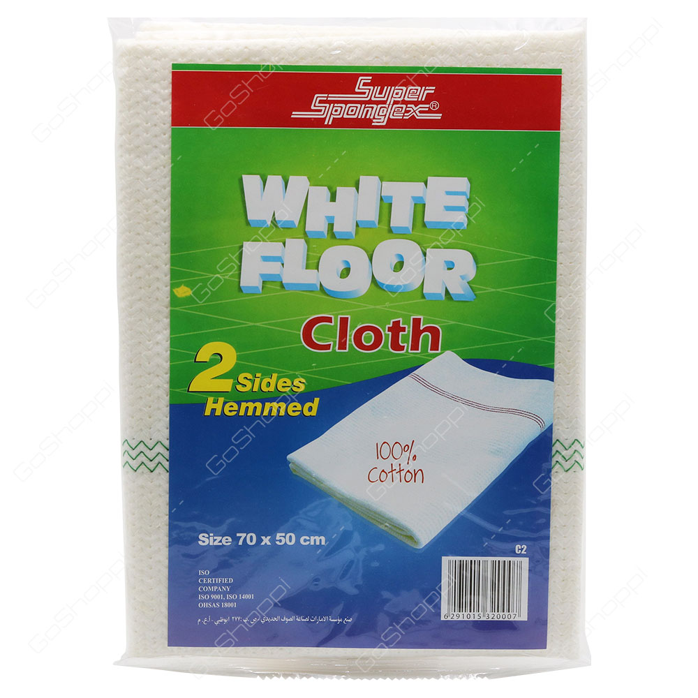 Super Spongex White Floor Cloth 70X50 cm