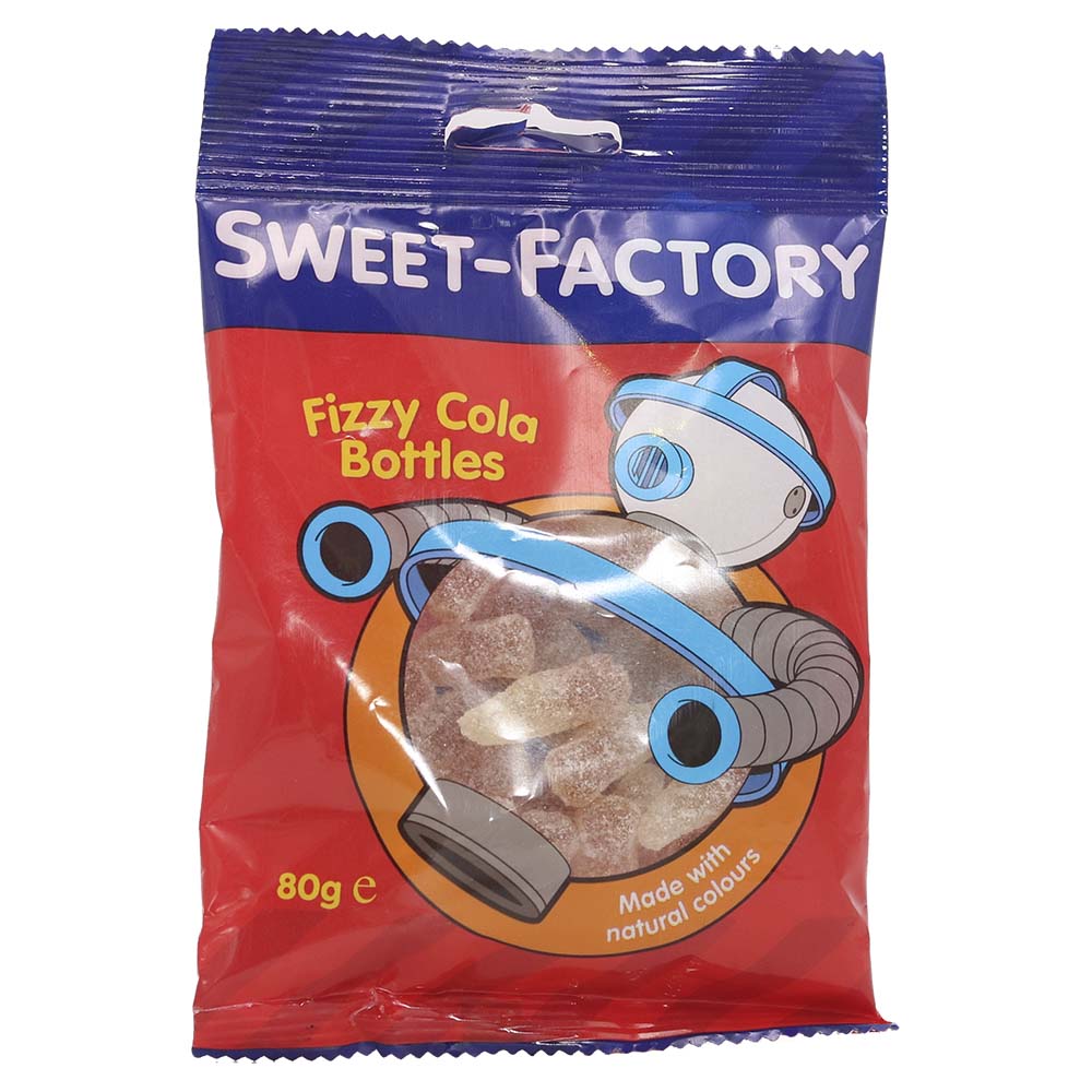 Sweet Factory Fizzy Cola Bottles Jelly Candies 80g