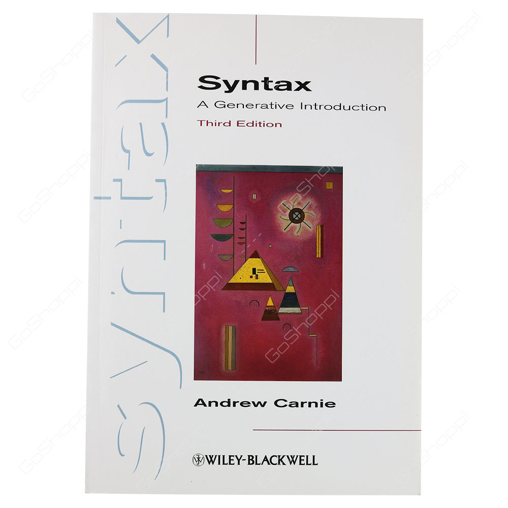 Syntax A Generative Introduction 3rd Edition By Andrew Carnie
